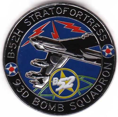 93D Bomb Squadron Coin