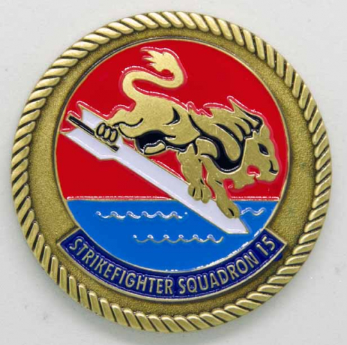 VFA 15 Command Coin Front
