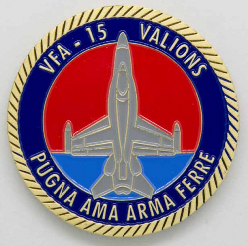 VFA 15 Command Coin Rear