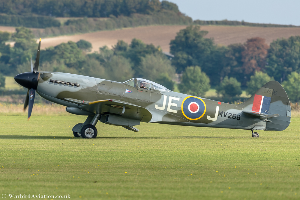 Vickers Armstrong Spitfire MV268 at Duxford Battle of Britain 2017