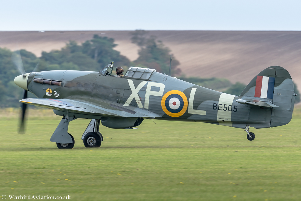 Hawker Hurricane BE505 Pegs - Duxford Battle of Britain 2017