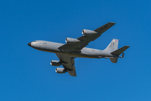 United States Air Force Boeing KC-135R Stratotanker 58-0095 departing RAF Mildenhall, UK.