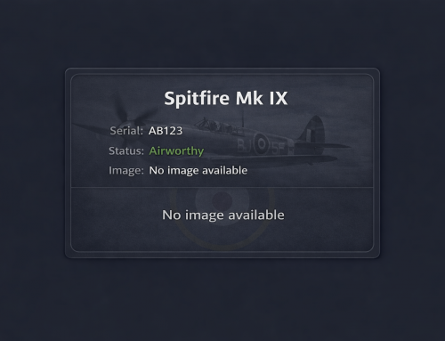 Supermarine Spitfire Mk.Ia X4650 G-CGUK Comanche Warbirds